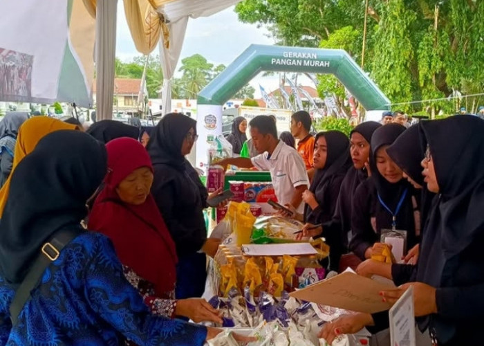 Sambut Hut Lebak Disketapang Gelar Gerakan Pangan Murah