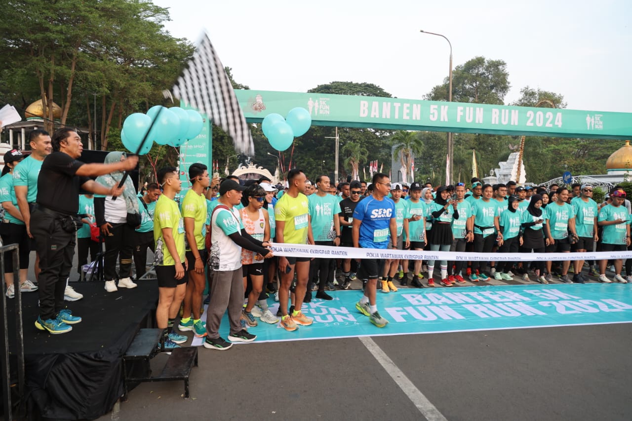 Ribuan Pelari Nikmati Keseruan Olahraga Bersama di Banten 5K Fun Run