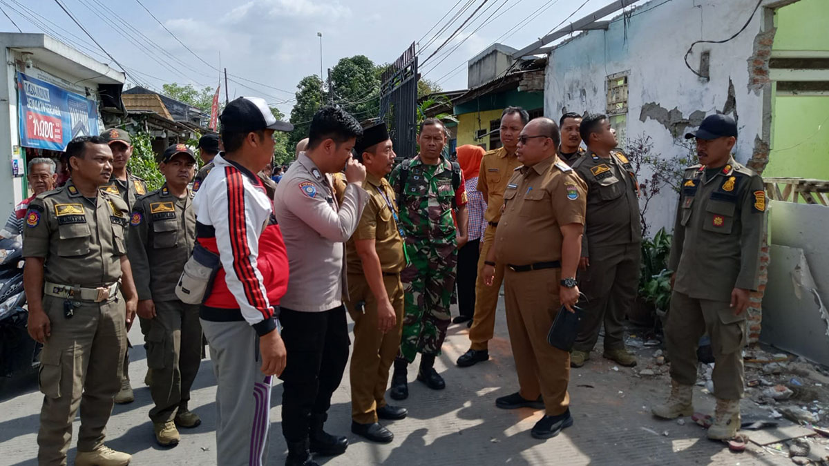 Besok, Bangli di Kali Mati Dibongkar, Camat Pasar Kemis Minta Pemilik Kosongkan Bangunan