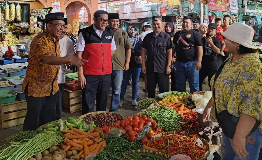 Paguyuban Pedagang Pasar Saras Wati Ciledug, Dukung Maryono di Pilkada Kota Tangerang 2024