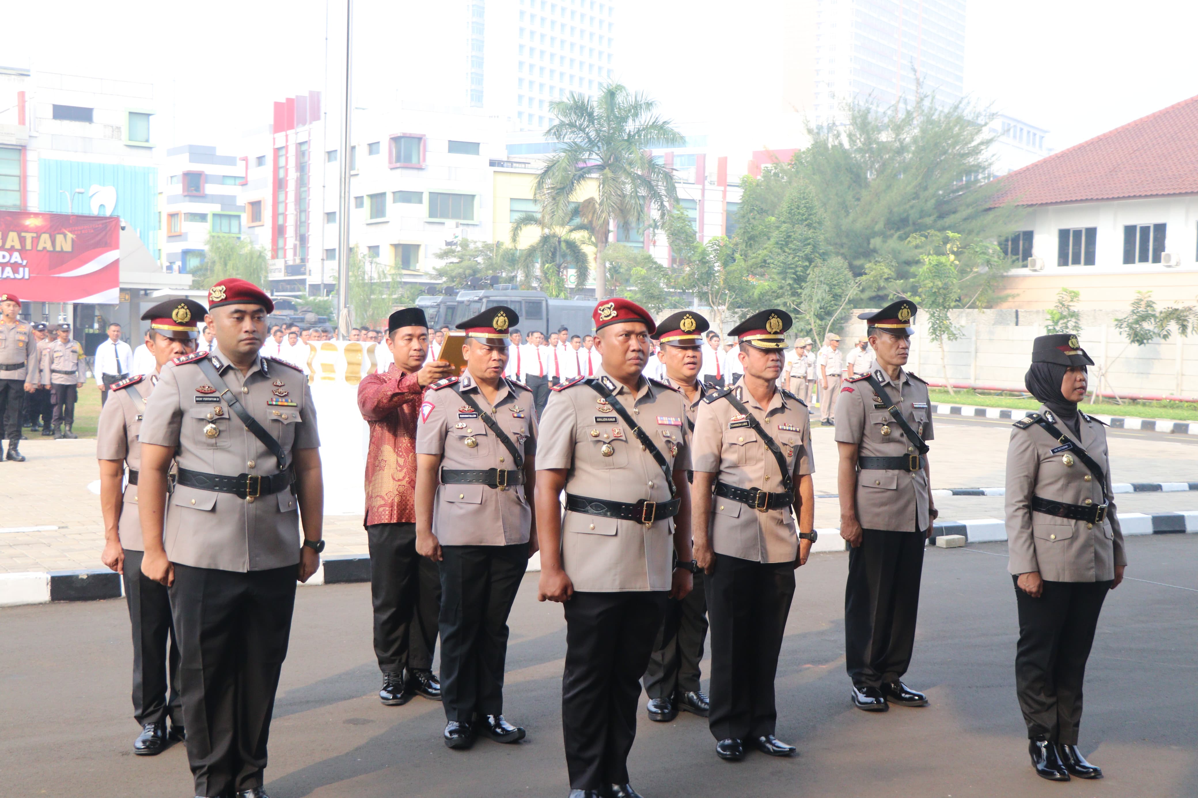 Polres Metro Tangerang Kota Gelar Sertijab 5 PJU, Ini Daftarnya