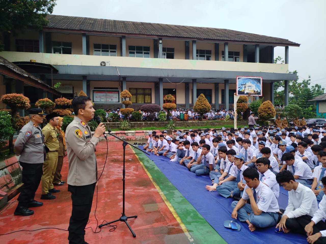 Polsek Cisauk Sosialisasikan Program Cetar Kesejumlah Sekolah