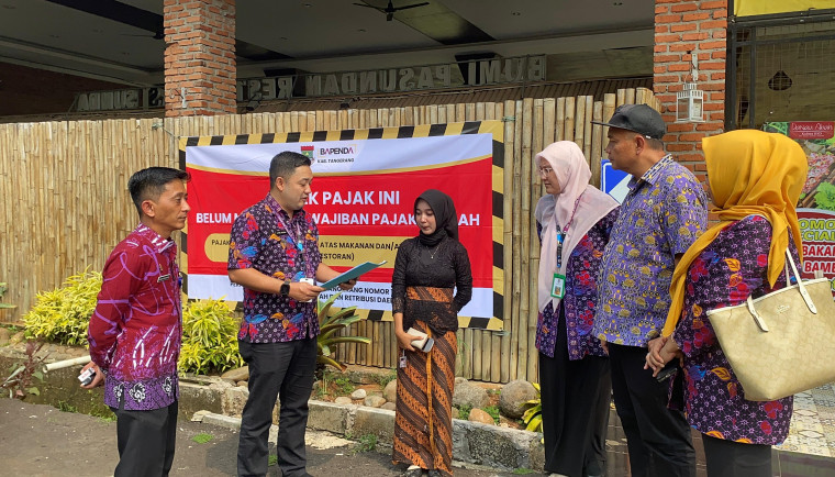 Sanksi Administrasi Penagihan Aktif, Bapenda Tindak Restoran Danau Abah Cisauk