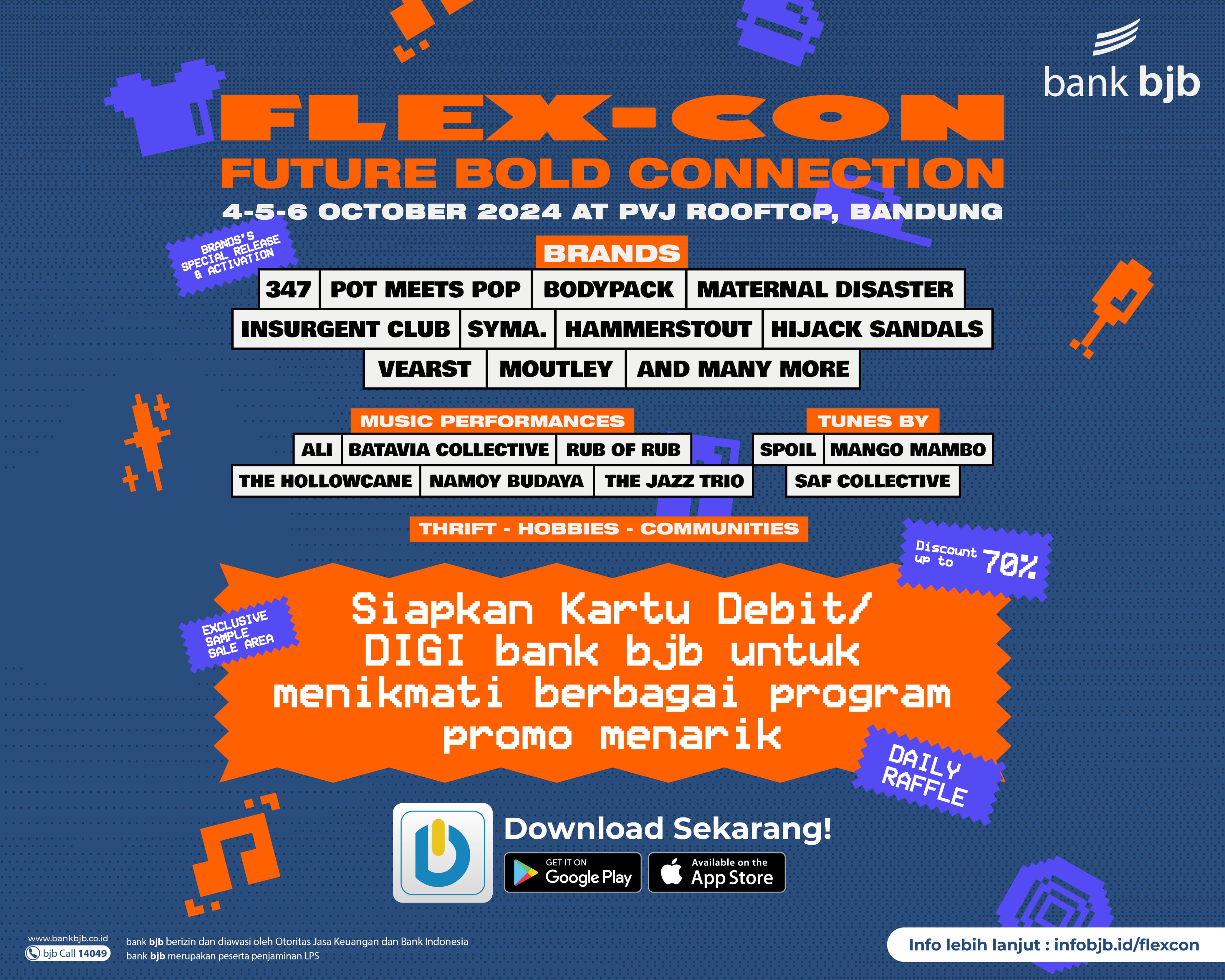 Pakai DIGI by bank bjb, Dapatkan Promo Menarik di  Event FLEX-CON 2024