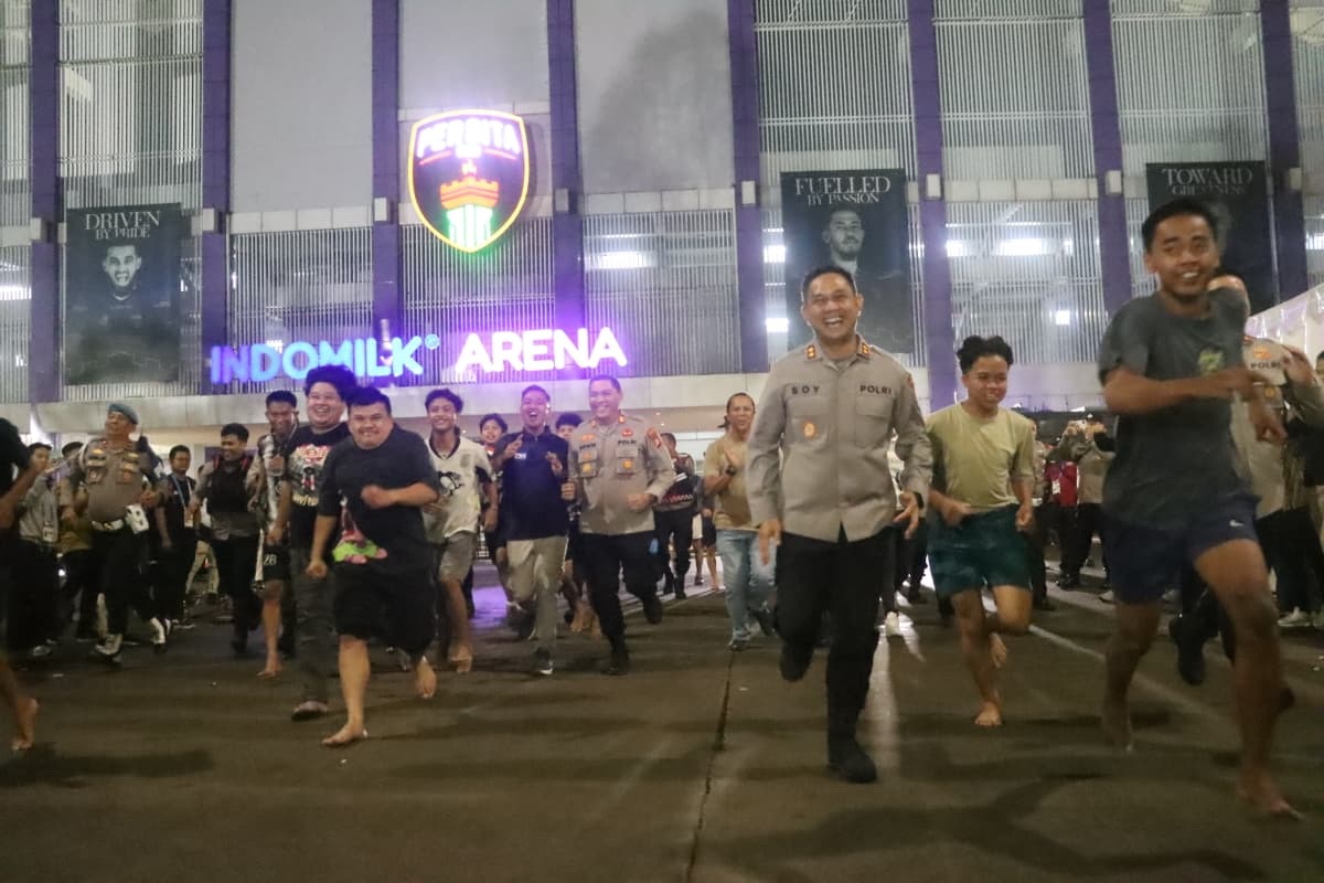 Cegah Kenakalan Remaja, Polres Tangsel Gelar Night Run