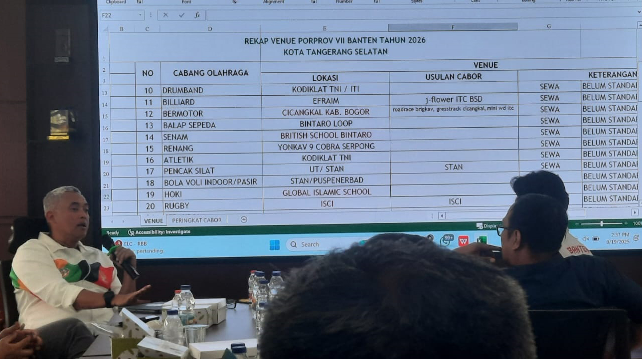 Koordinasi dengan 47 Pengcab, Pastikan Venue dan Peserta
