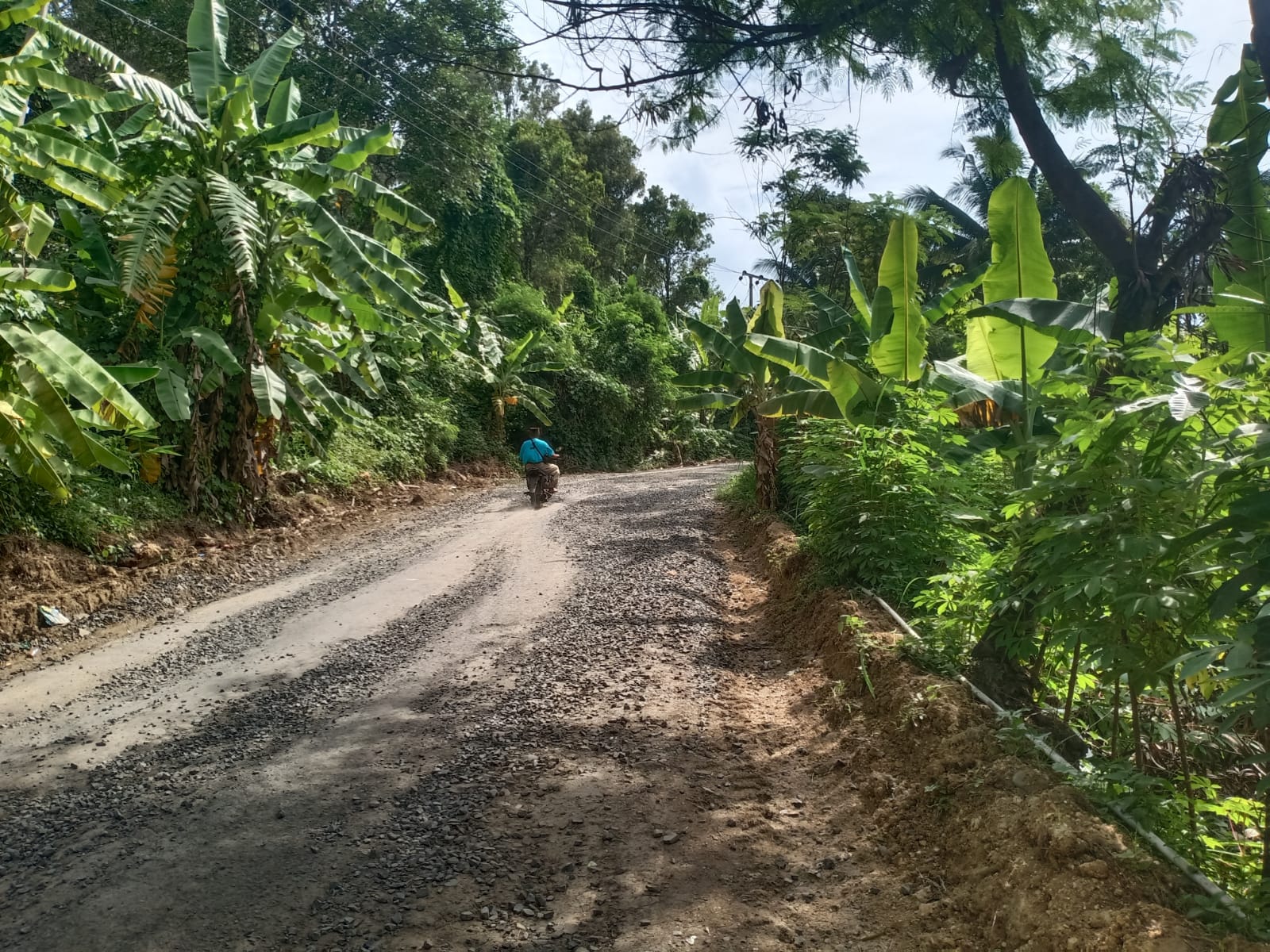 Ruas Jalan Wisata Sawarna Membahayakan 