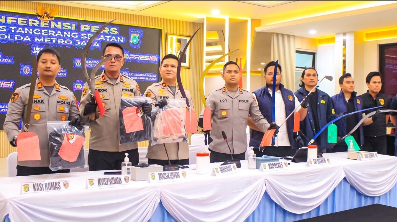 Tawuran Bersajam, 9 Orang Diciduk