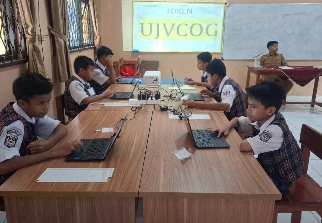 Siswa Kelas 8 SMPN 2 Cisoka Ikuti ANBK, Untuk Mengetahui Kemampuan Siswa Menerima Pelajaran