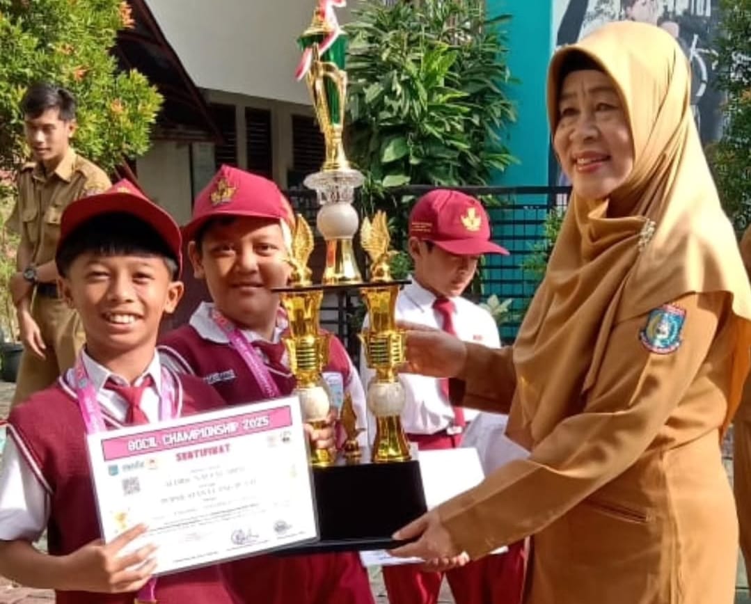Siswa SDN Pondok Betung 1 Bertabur Prestasi