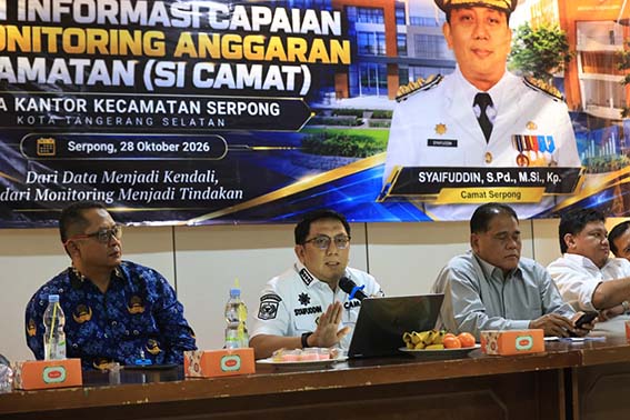 SI-CAMAT Serpong Percepat Pengawasan Kegiatan dan Anggaran