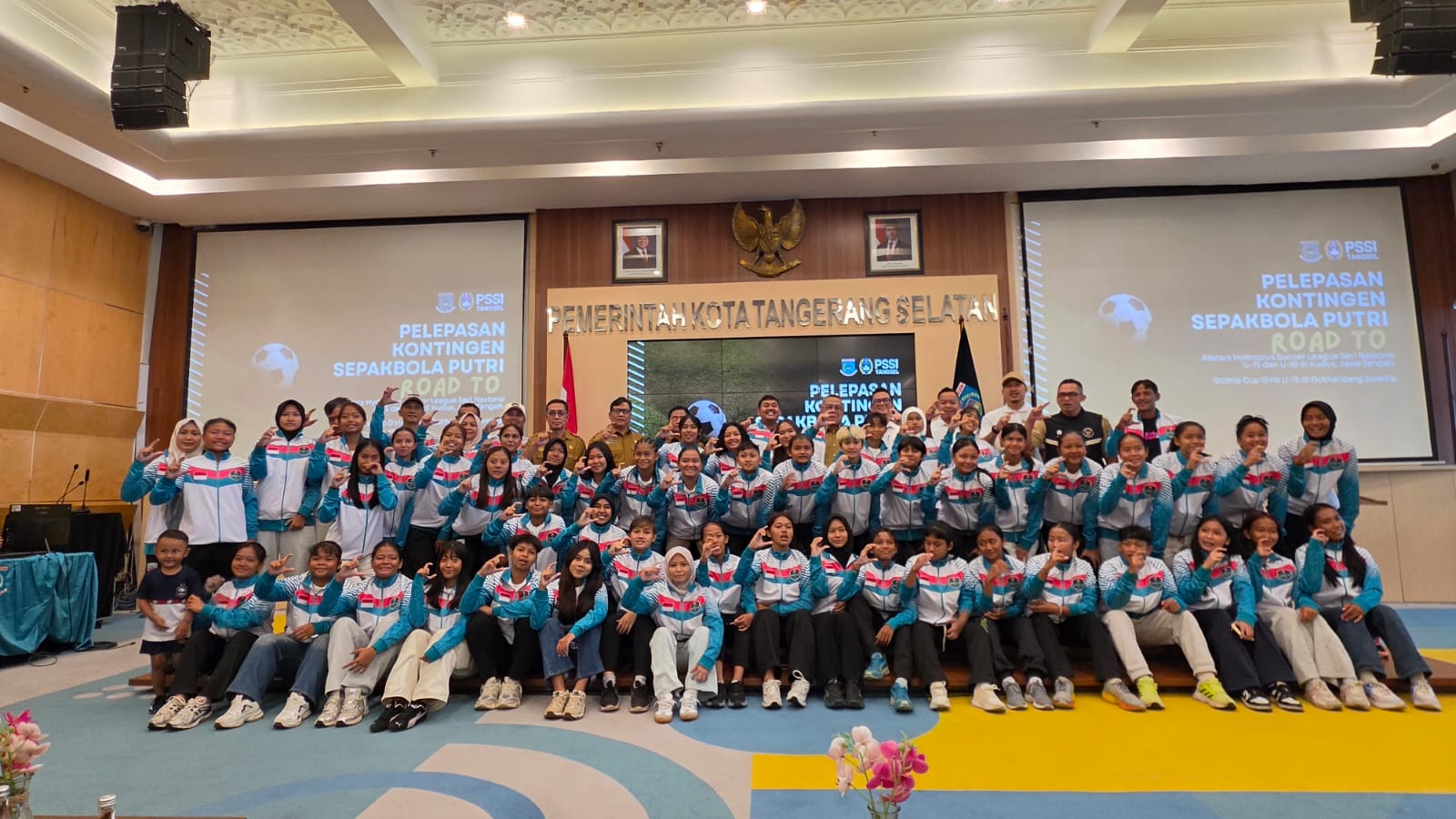 Pesepak Bola Putri Tangsel Akan Berlaga di Swedia