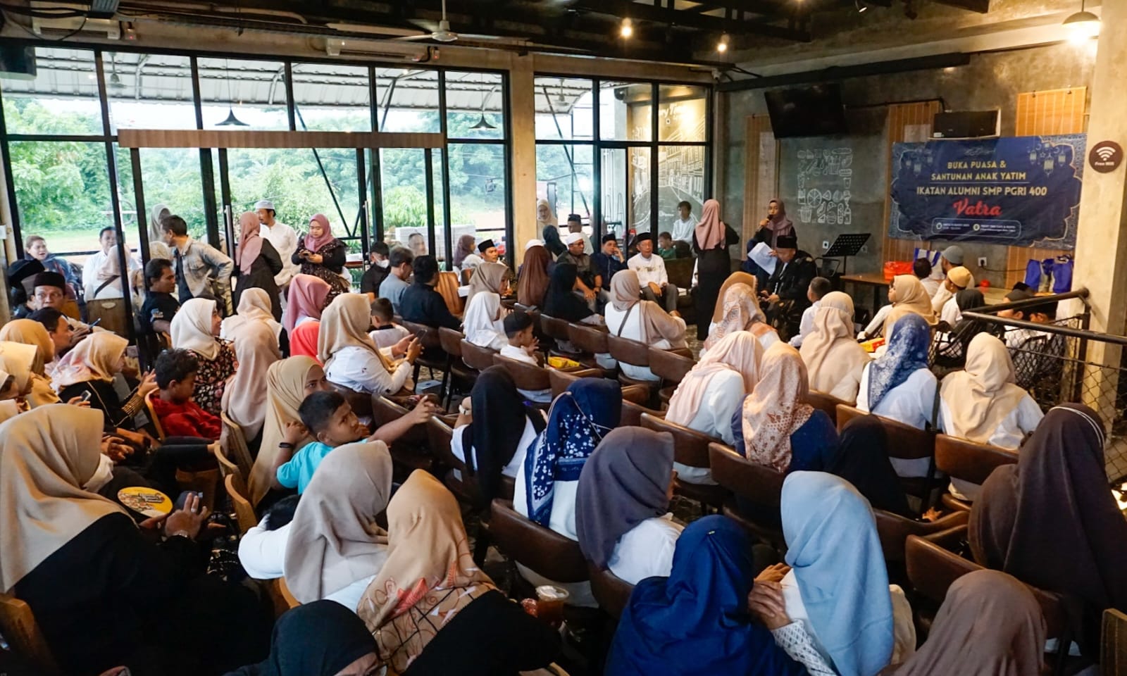 Bukber Lintas Angkatan SMP PGRI 400 Tangerang, Merajut Silaturahmi dan Merekat Kebersamaan Dalam Berbagi