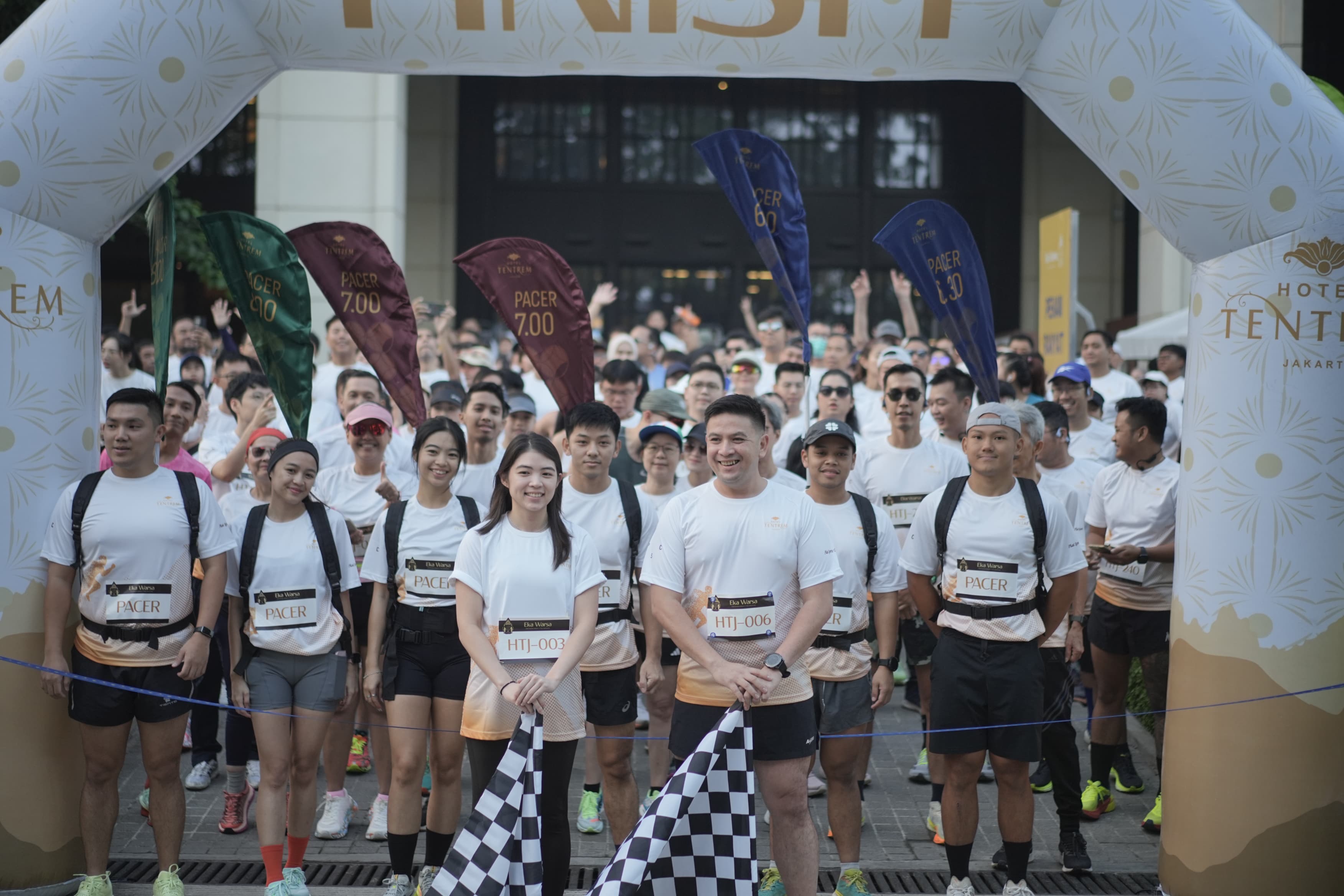 Eka Warsa 5K Fun Run . Hotel Tentrem Jakarta berlangsung Meriah