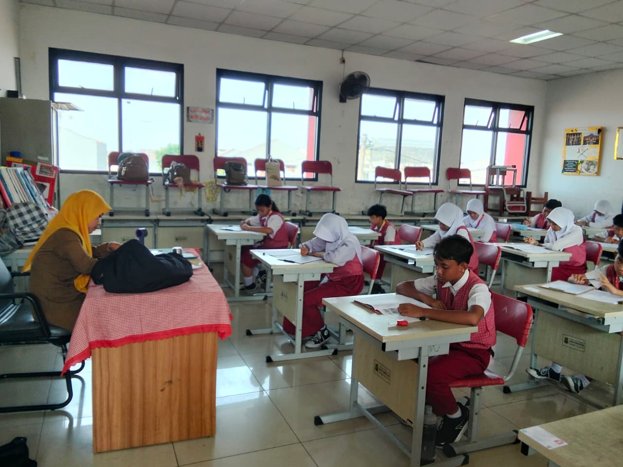 Siswa SDN Larangan 4 Lebih Siap Hadapi US Dibandingkan TKA