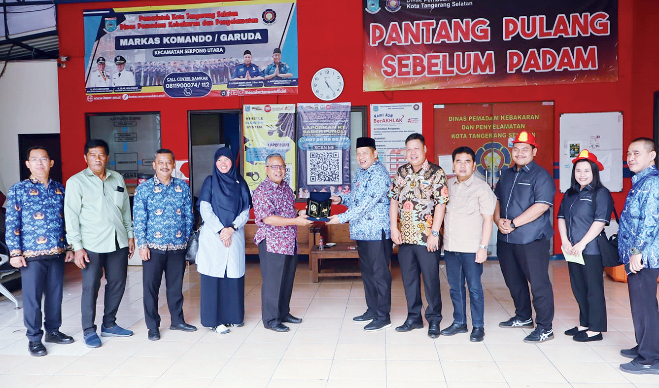 DPRD Kota Tangerang Kunker ke Damkar Tangsel