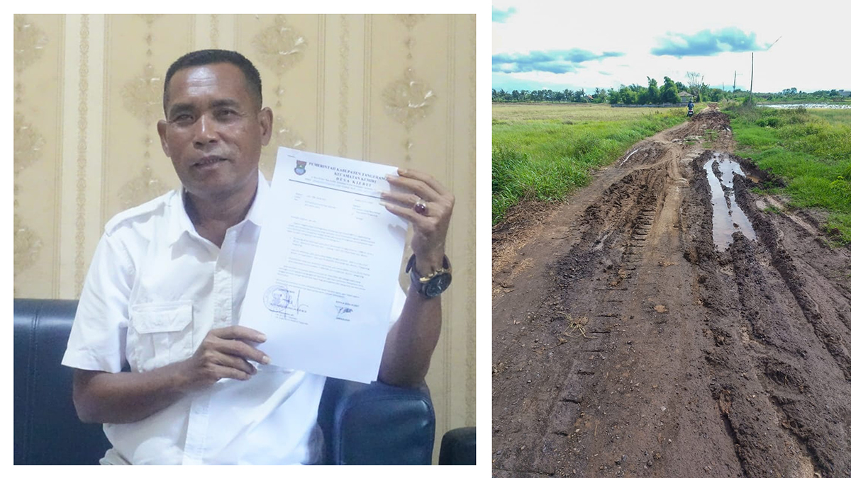 Minta Jalan Poros Desa Dibeton