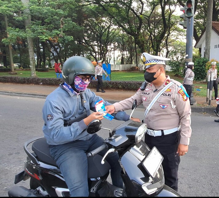 Pengendara Tidak Pakai Helm Dominasi Pelanggaran  Selama Operasi Zebra Jaya