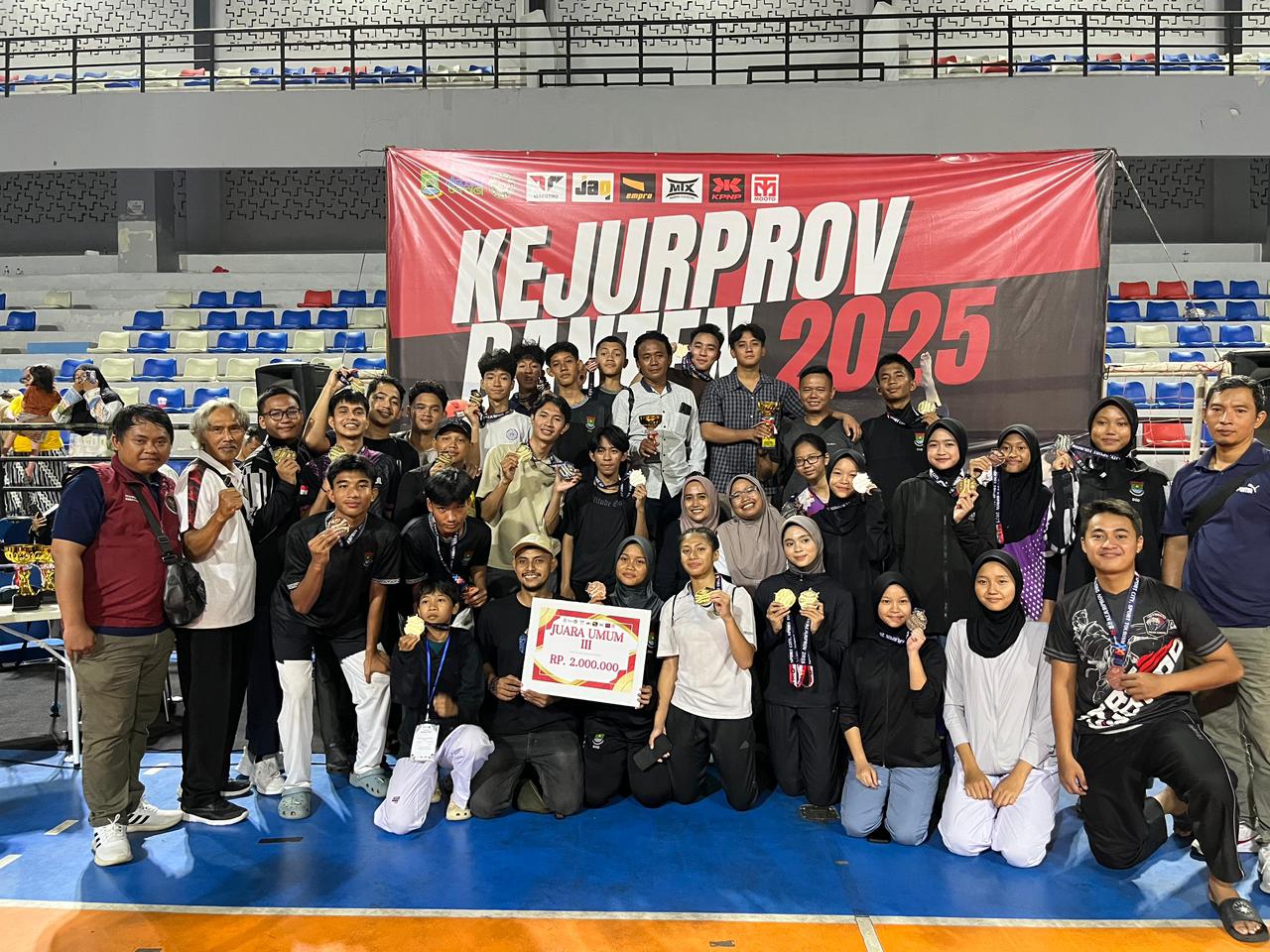 Kejurprov Taekwondo Banten 2025, Kabupaten Tangerang Raih Juara Umum Ketiga