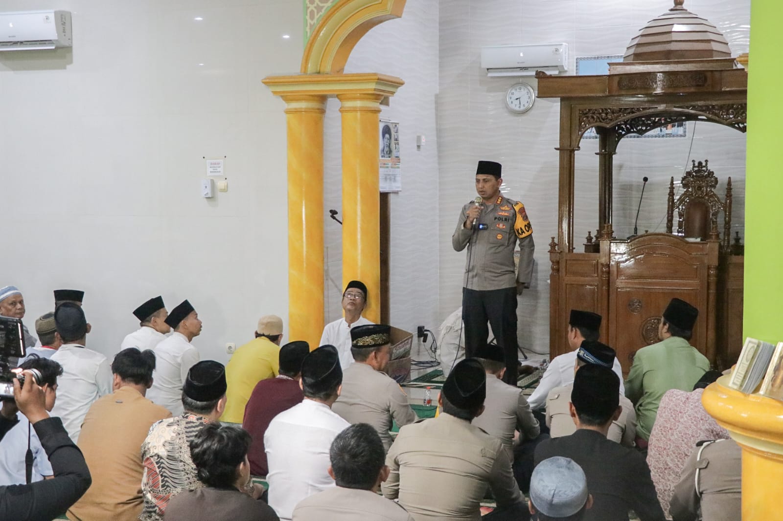 Kultum, Kapolres Sampaikan Maklumat Kapolda Metro Jaya Saat Ramadhan 