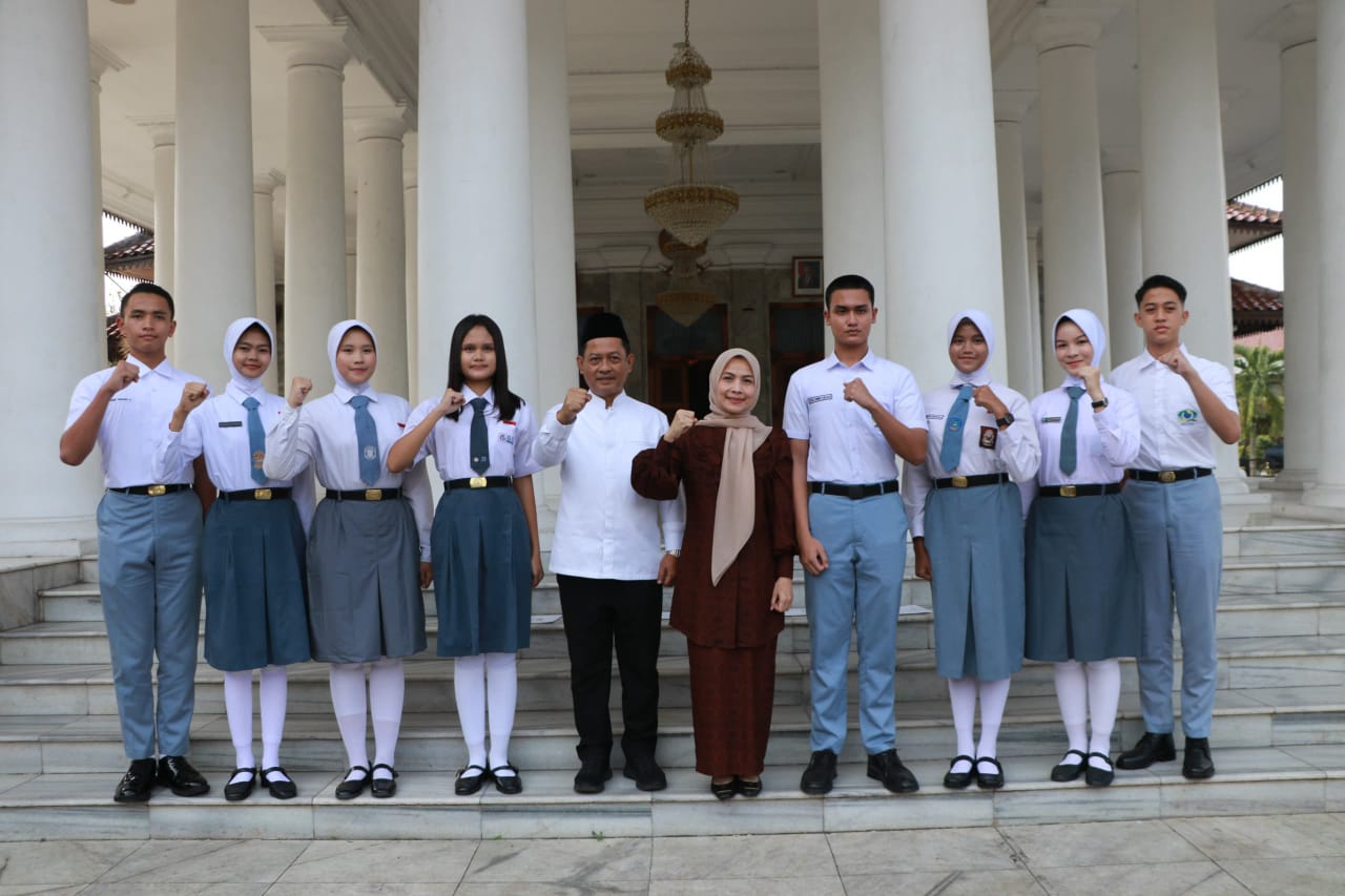 Hattrick, Paskibraka Kabupaten Serang Lolos Tingkat Nasional