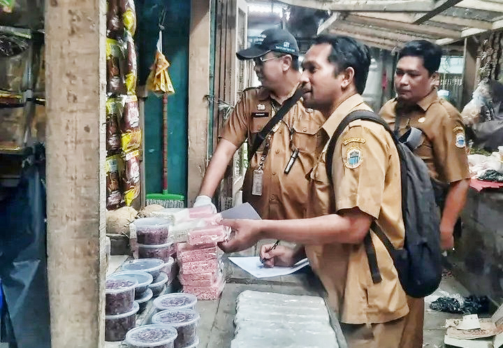Tim JKPD Awasi Pangan di Pasar Tradisional