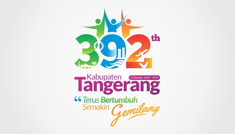 Hari Jadi Ke-392 Tangerang, Pemkab Rilis Logo yang Melambangkan Optimisme