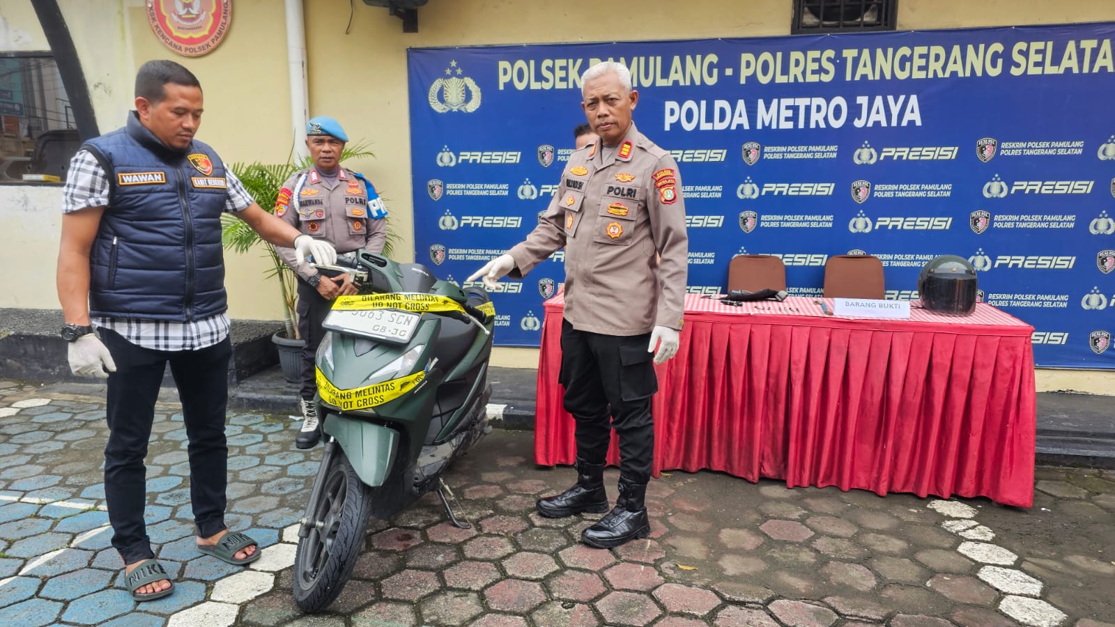 Polsek Pamulang Ringkus Spesialis Curanmor