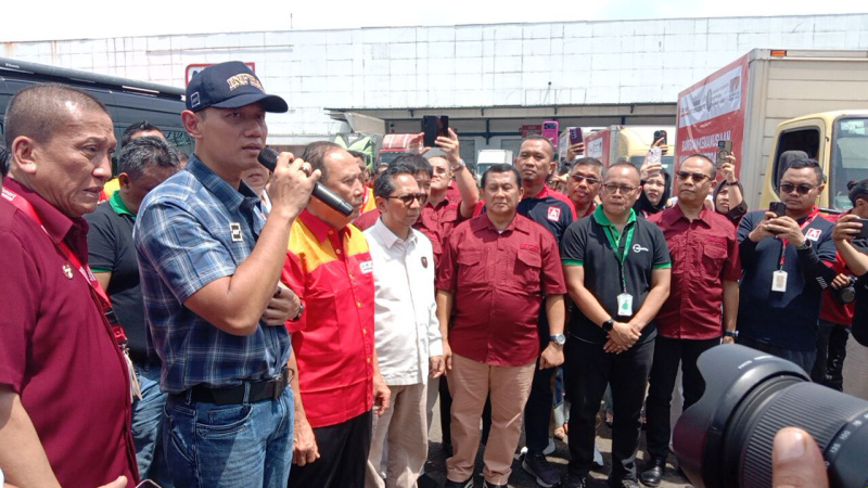 Menko AHY Lepas Bantuan Aprindo untuk Korban Bencana Sumatera dan Aceh