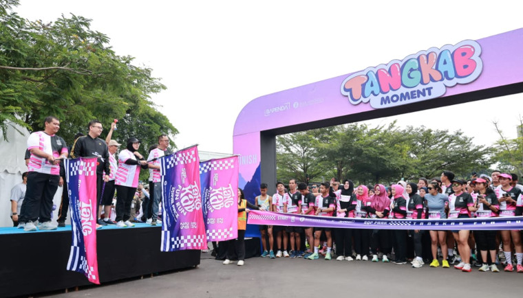 Pemkab Gelar Tangkab Fun Run 2025, Sosialisasi Inovasi Produk Keuangan Digital 