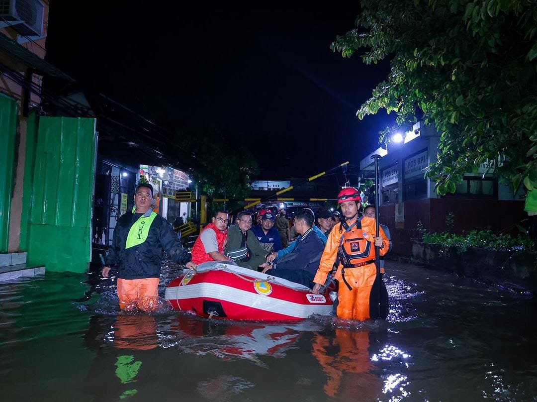 3 Hari Diguyur Hujan Deras Belasan Lokasi di Tangerang Selatan Banjir