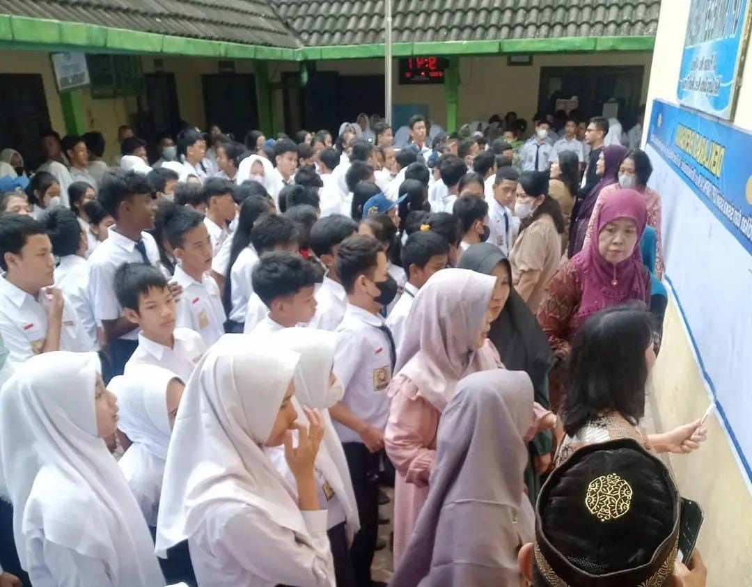 SMPN 1 Panongan Deklarasi Anti Tawuran