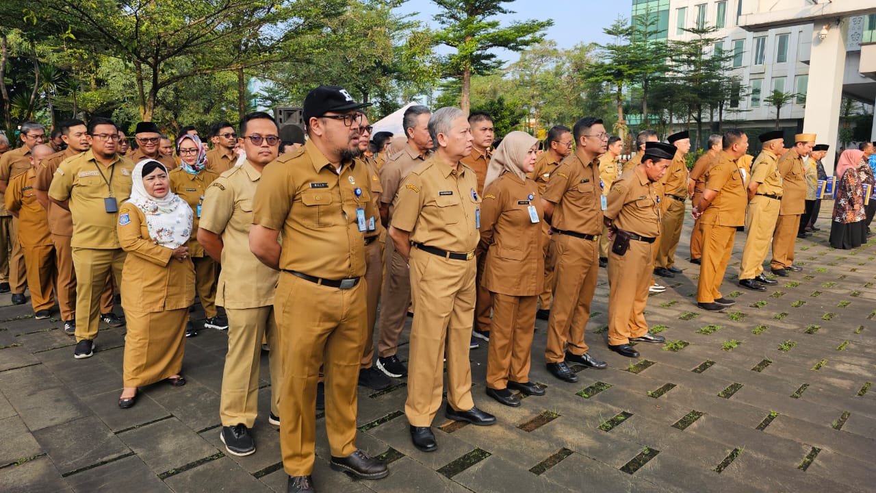 Pimpin Apel Pagi, Wali Kota Benyamin Soroti Serapan Anggaran