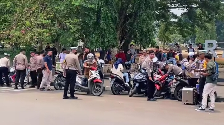 Satlantas Polres Lebak Gelar Operasi Zebra Maung, Puluhan Pengendara Kena Tilang