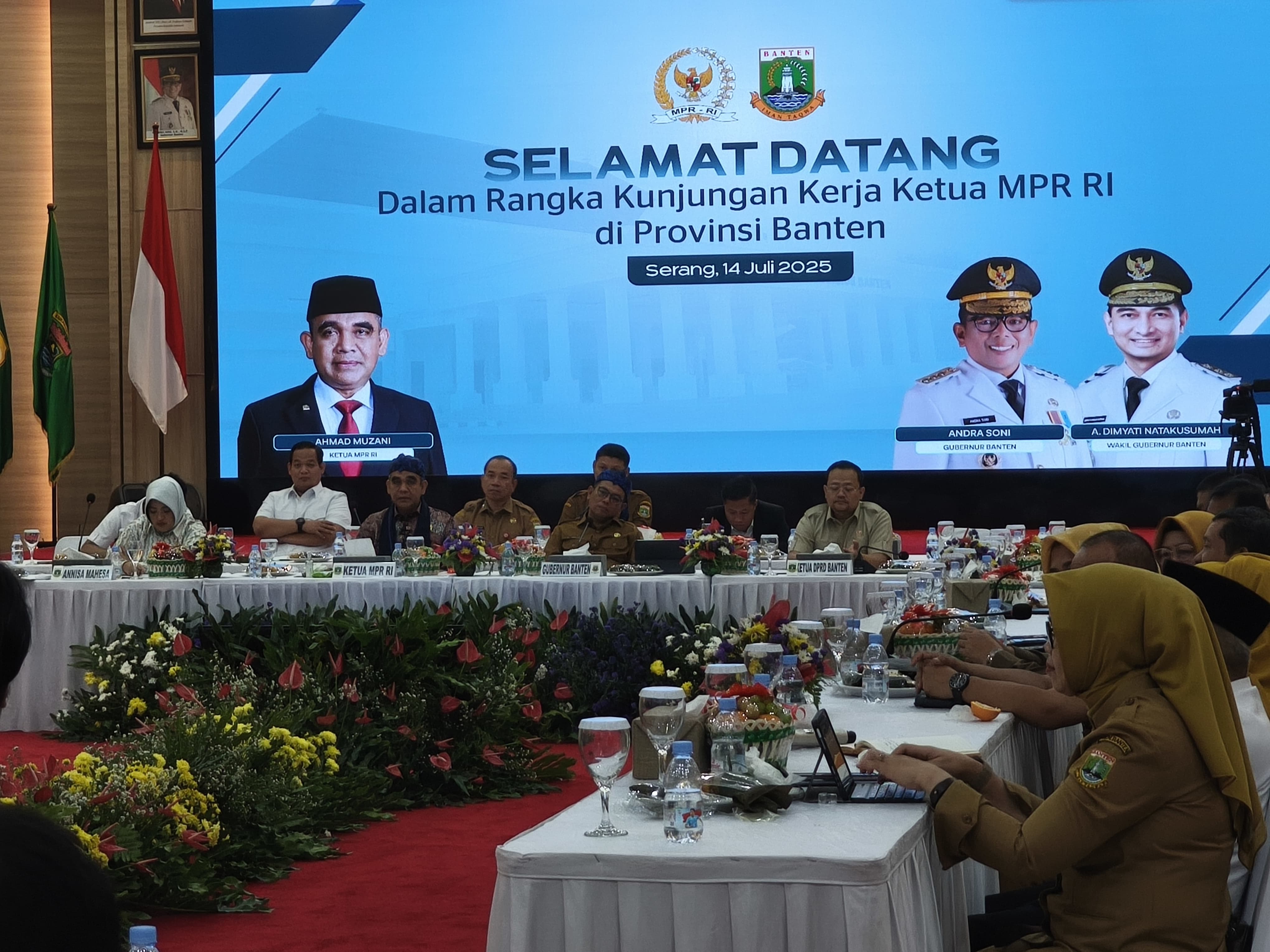 Masalah Banjir Hingga Efisiensi Anggaran, Kepala Daerah di Banten Curhat ke Ketua MPR