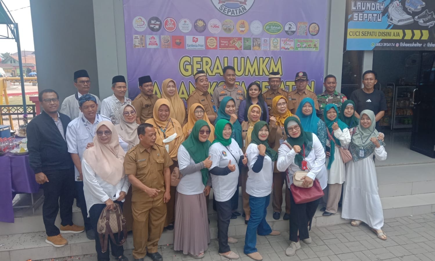 Gerai UMKM di Taman Kota Sepatan Diresmikan