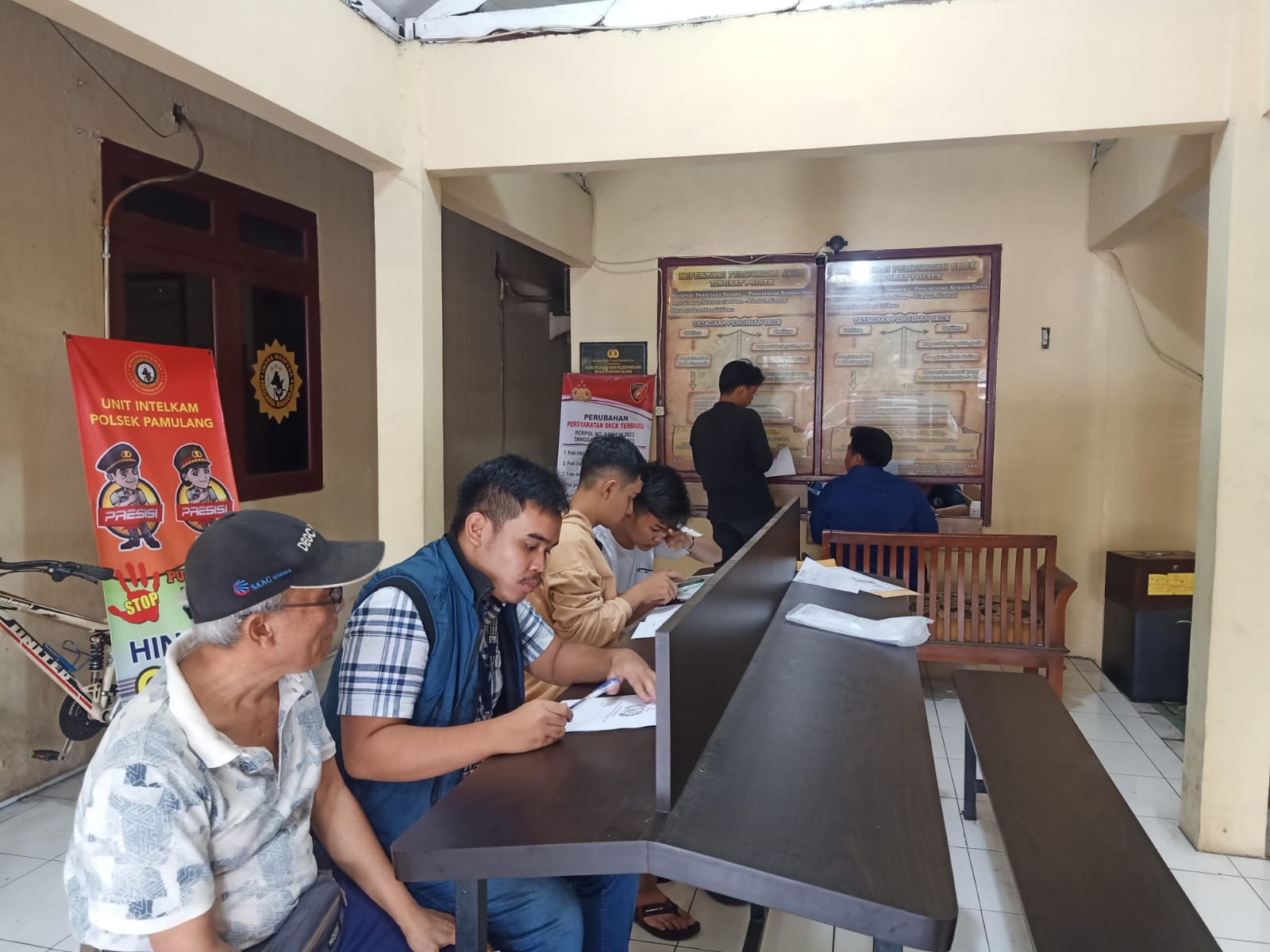 Awal Tahun Pembuatan SKCK di Polsek Pamulang Stabil