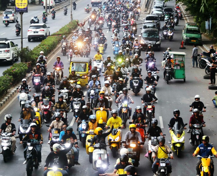 Harlah ke-51, Jaga Kekompakan KNPI Kota Tangerang Gelar Nyoride Vol.6 