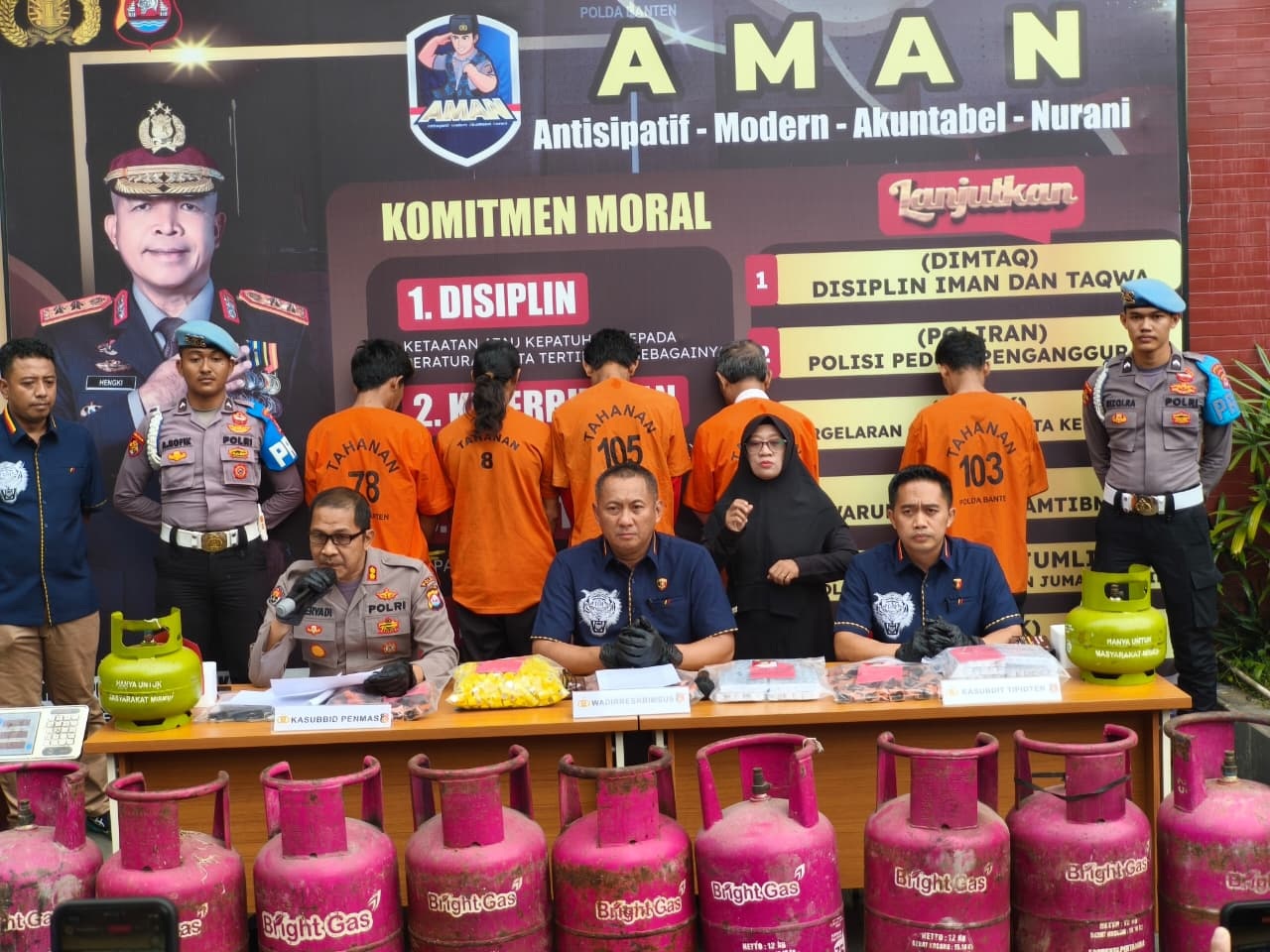 Raup Untung Rp590 juta, Sindikat Gas Oplosan Ditangkap