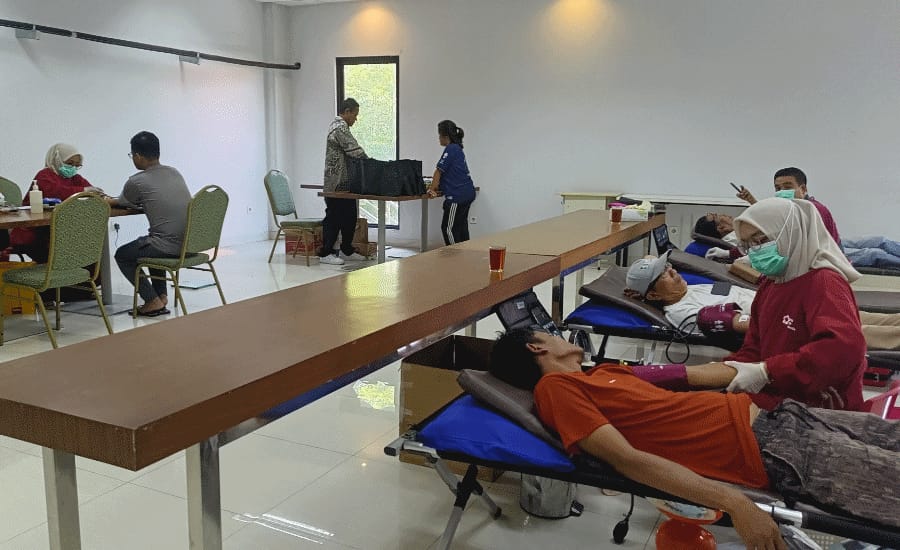 TOS Hotel and Convention Center Tangerang Jalankan Program CSR Lewat Senam dan Donor Darah
