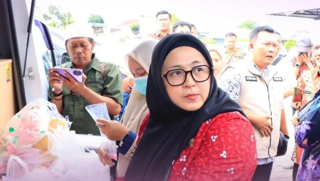 Wabup Intan Sidak Pasar Tigaraksa