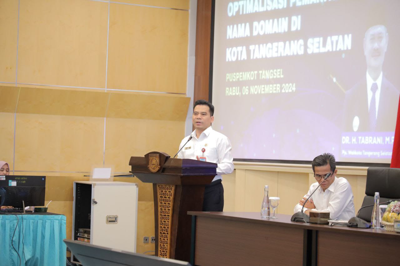 Optimalisasi Nama Domain Jadi Upaya Efektivitas Digitalisasi Pemkot Tangsel