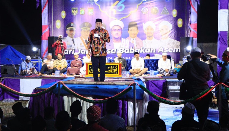 Bupati Hadiri Milad ke-46 Desa Babakan Asem