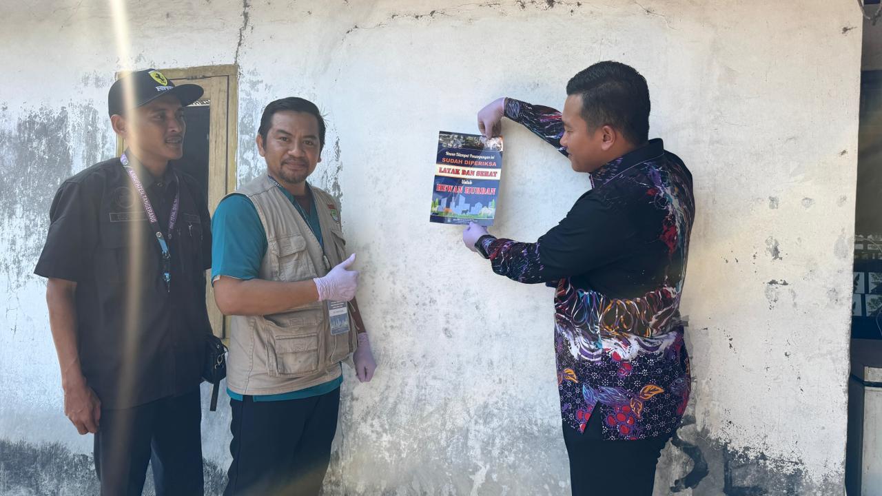 Tim Kesehatan Kurban Cek Lapak di Panongan