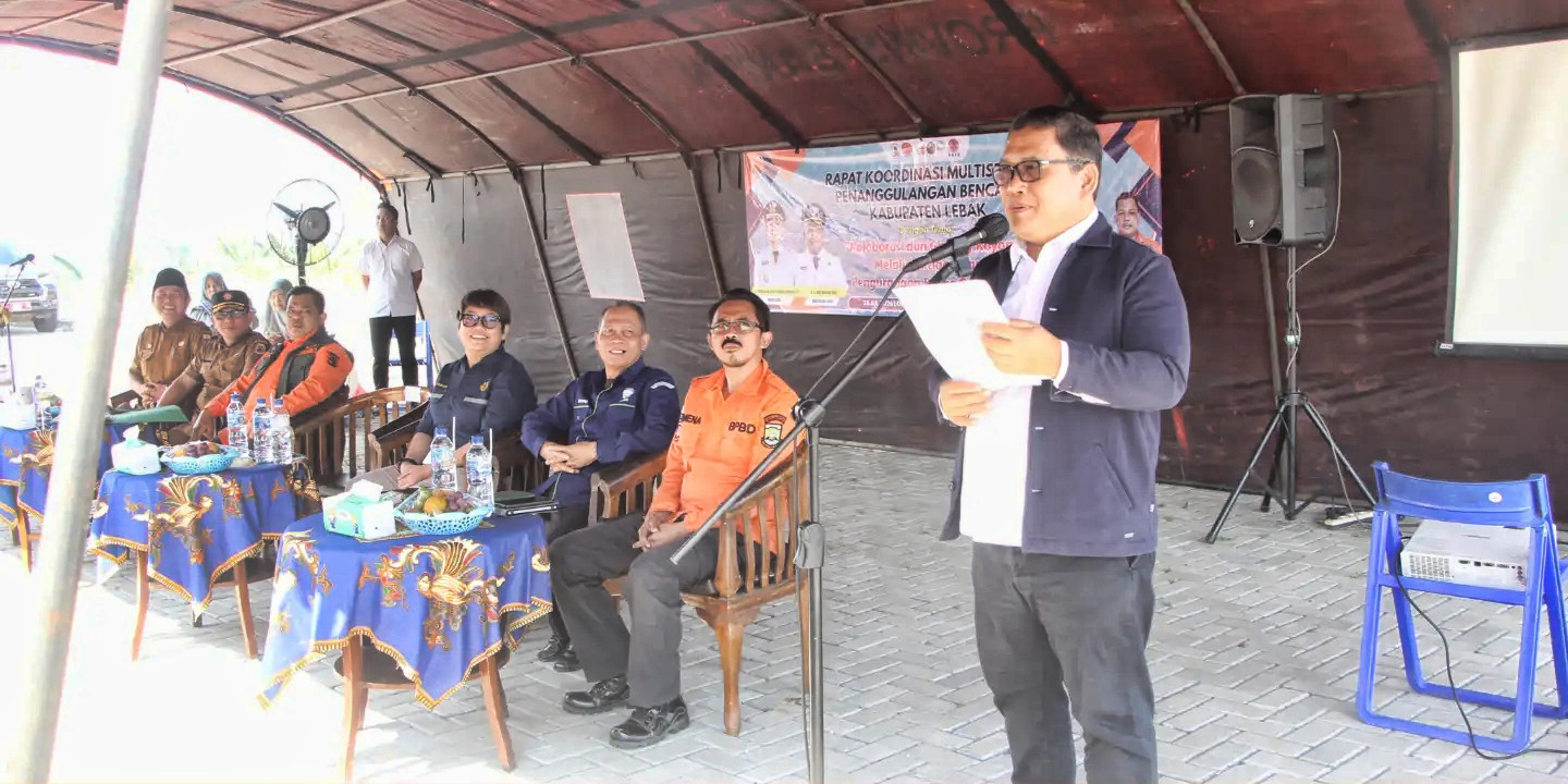 Pemkab Lebak Perkuat Kolaborasi Mitigasi Risiko Bencana