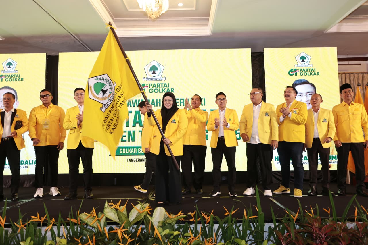 Tak Ada Lawan, Intan Nahkodai Golkar Kabupaten Tangerang