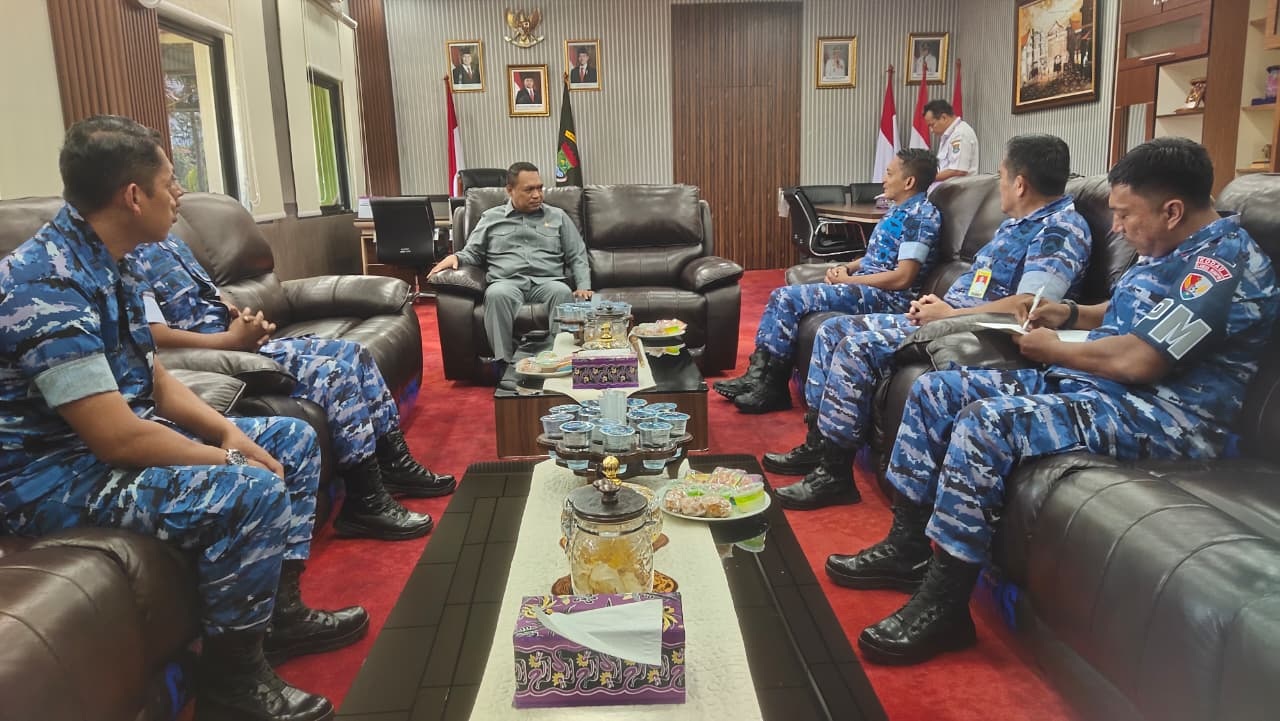 Siap Jadi Bagian Forkopimda, Ketua DPRD Kabupaten Tangerang Terima Kunjungan Komandan Lanud Rumpin