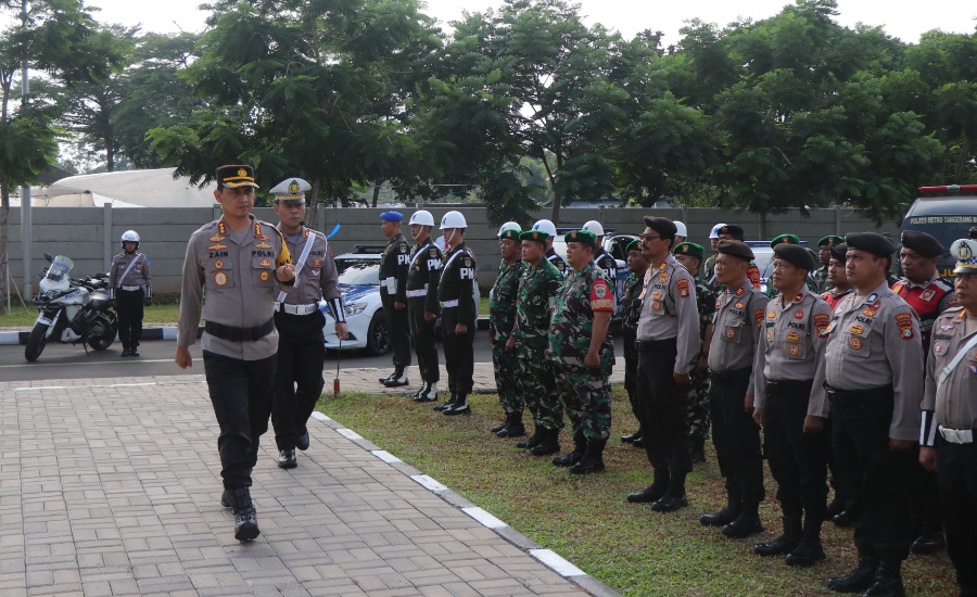 Operasi Zebra Jaya 2024, Polres Metro Tangerang Kota Terjunkan Ratusan Personel Gabungan