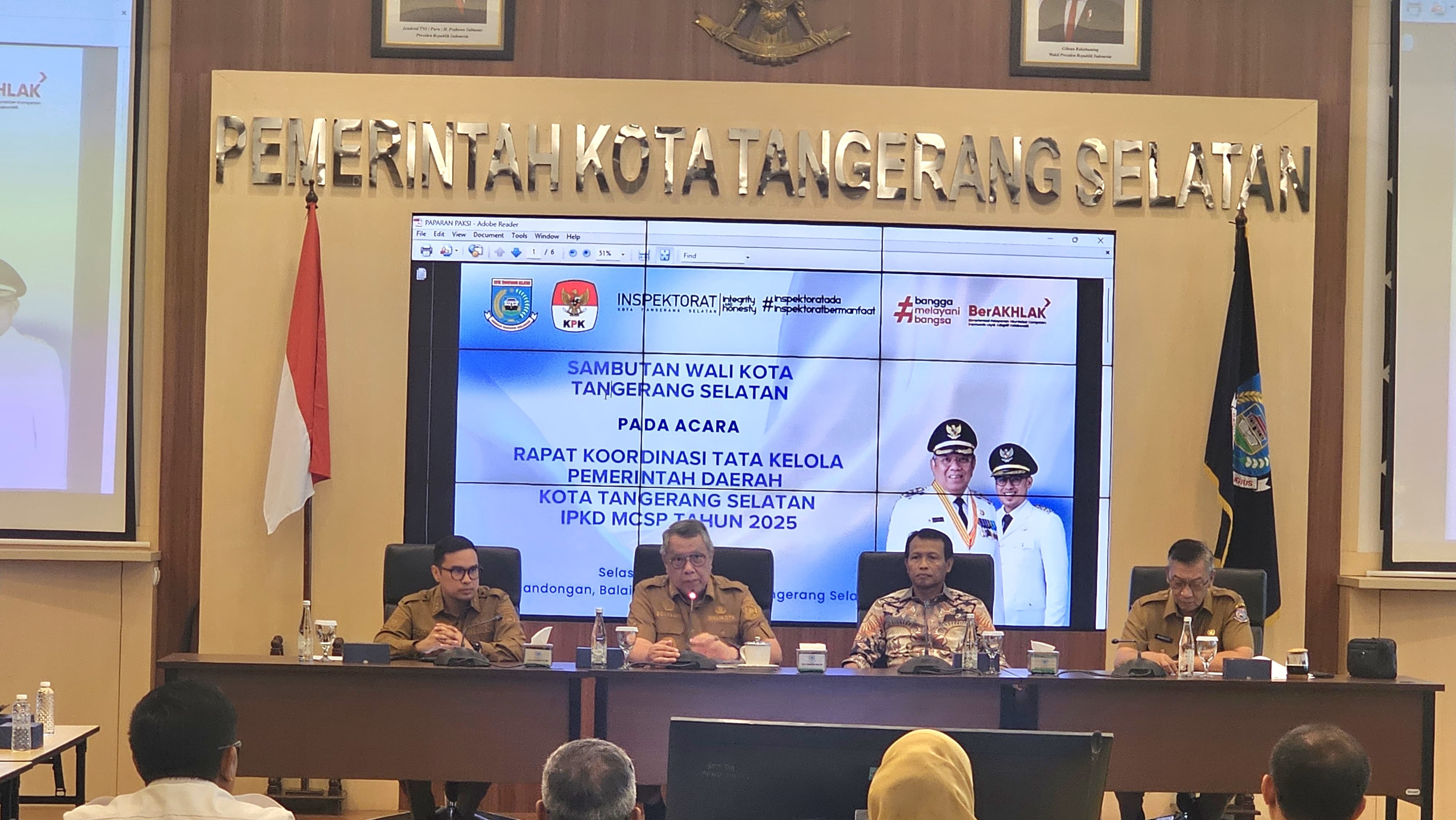 KPK Evaluasi Kinerja Pelayanan Pemkot, Pelayanan Bukan Cuma Banyak, Tapi Harus Berkualitas