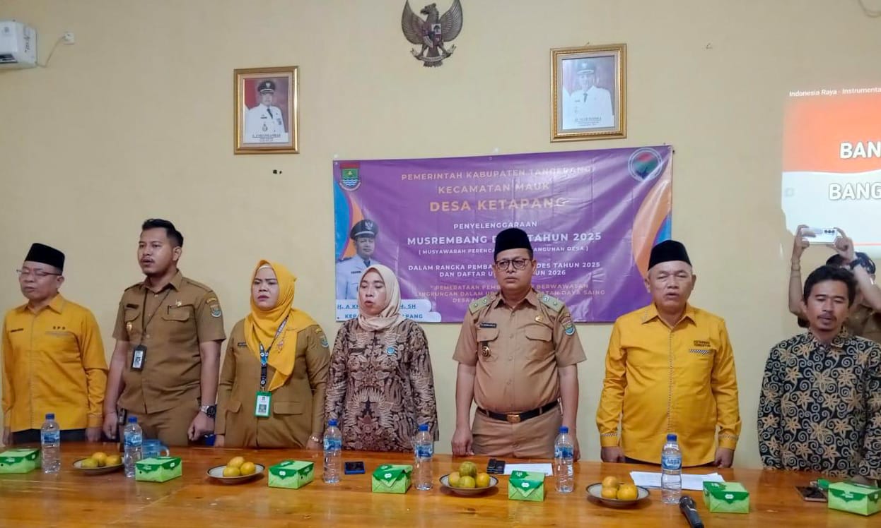 Kades Ketapang Bantah Disebut Ada Mark Up Anggaran Plakat Nomor Rumah